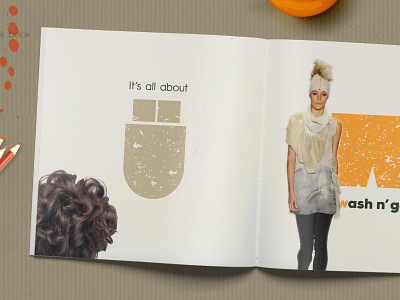 Wunderwig atmosphere booklet branding brochure fashion logo look feel look book lookbook stationery styling typography