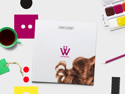 Wunderwig book booklet branding brochure fashion graphic design hair lookbook scene stationery styling typography