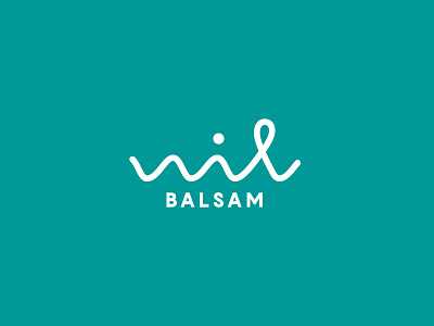 NIL BALSAM beauty care cosmetics cream identity logo nile river script shea butter typography water