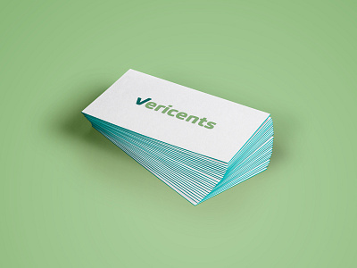 VERICENTS banking branding business card corporate branding corporate identity fintech hi tech logo logotype payments stationery typography