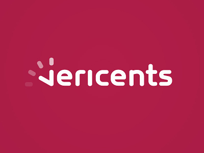 VERICENTS suggestion banking branding fin tech financial identity logo logotype online payment payment solutions speed startup typography