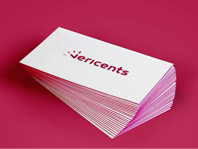 VERICENTS suggestion branding business cards clock fin tech identity logo logotype speed startup stationery time typography