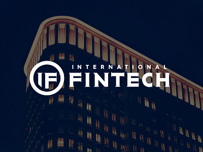 INTERNATIONAL FINTECH banking branding cash corporate design fin tech financial graphic design icon identity logo online payment typography