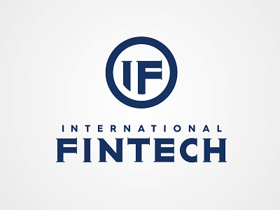 INTERNATIONAL FINTECH banking branding cash corporate identity fin-tech icon initials logo logotype online payment symbol typography