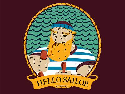 Hello Sailor Illustration