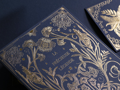 Leila Buecher's correspondance arabesque card correspondance flowers gold goldfoil illustration jewelery line luxe luxury notebook print