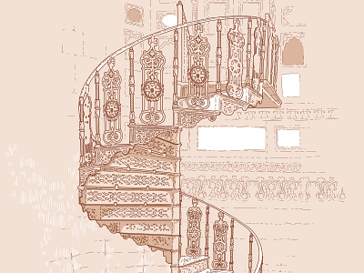 Stairs architecture art beauty colors heaven illustration lines stairs