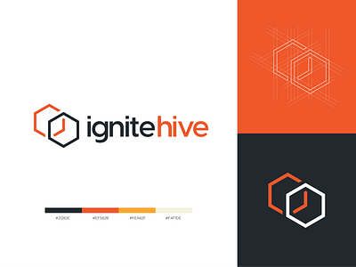 IgniteHive Consultants - Logo Design animation branding design graphic design illustration logo minimal typography vector website