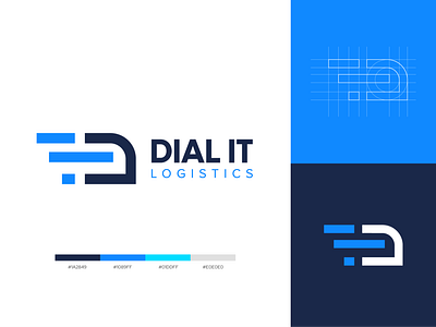 Dial IT Logistrics - Logo Design branding design logo minimal typography vector