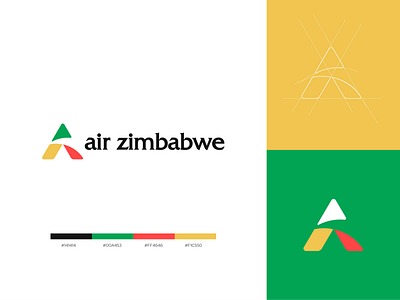 Air Zimbabwe - Logo Design Concept animation branding design graphic design illustration logo minimal typography vector