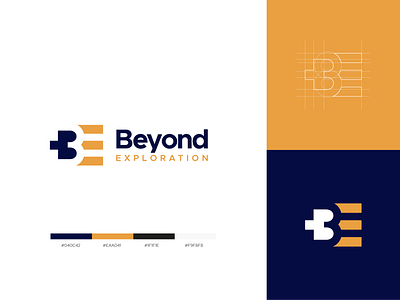 Beyond Exploration - Logo Design animation branding design flat graphic design illustration logo minimal typography vector