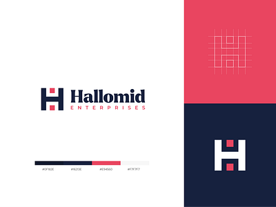 Hallomid Entreprises - Logo Design animation branding design graphic design icon illustration logo minimal typography vector