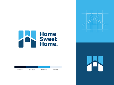 Home Sweet Home - Logo Design animation branding design flat graphic design illustration logo minimal typography vector