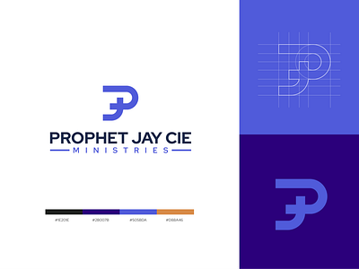 Prophet Jay Cie Ministries - Logo Design animation branding design flat graphic design illustration logo minimal typography vector