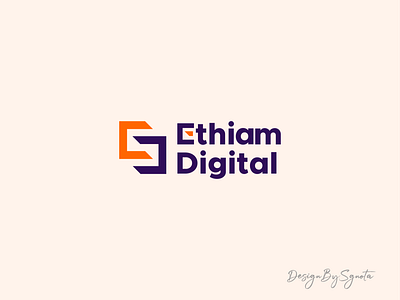 Ethiam Digital - Logo Design branding design logo minimal