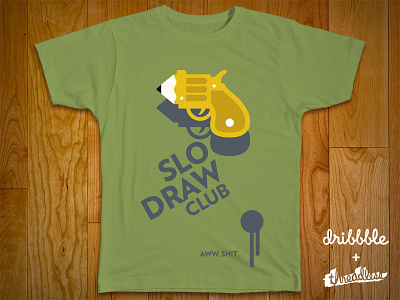 Slo Draw Club contest dribbble t shirt tee threadless