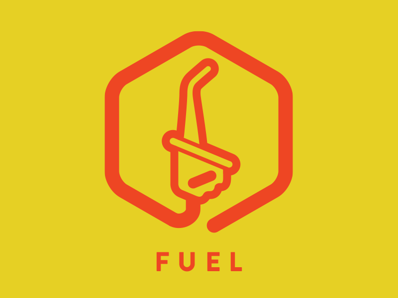 Icon Study fuel icon logo pictograph pump