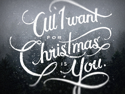 Merry Christmas, 2014 christmas handdrawn lettering type