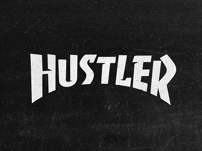 Hustler lettering custom griptape hustle hustler lettering logo skateboarding thrasher type typography