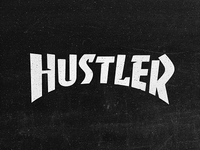 Hustler lettering