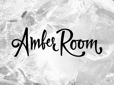 Amber Room amber calligraphy handmade lettering logo room shop type typo typography