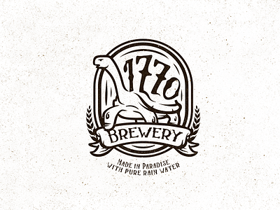 1770 Brewery logo beer brewery logo logotype seychelles turtle