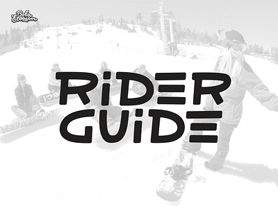 Rider Guide app guide lettering logo rider snowboard snowboarding type typography xtreem