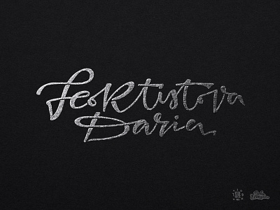 Personal logo for visagist calligraphy feoktistova handwritten lettering logo makeup typo typography visage