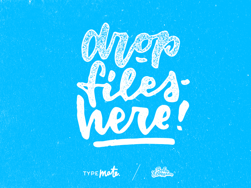 Drop files here - sketches calligraphy customtype drop handlettering lettering sketches type typemate