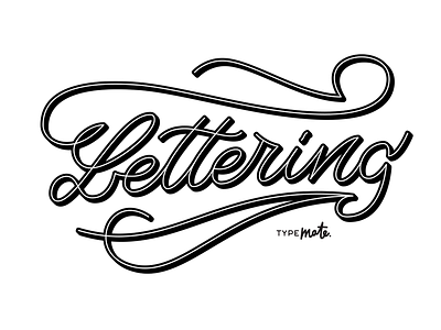Lettering calligraphy custom type lettering logo logotype type typemate typography