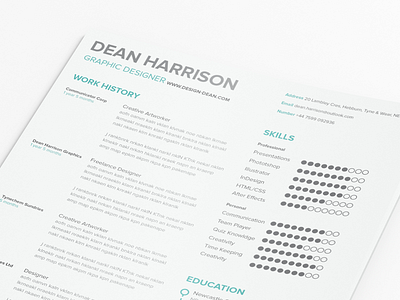 Free Simple Resume 