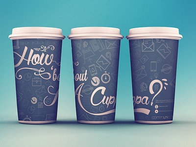 Beverage Container branding coffee cup event free freebie packaging typography