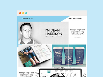 Portfolio site design/ take2 branding clean cv personal site portfolio simple site ui web design website