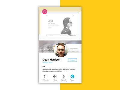 Daily 06 - Profile 006 app challenge clean daily ui simple web