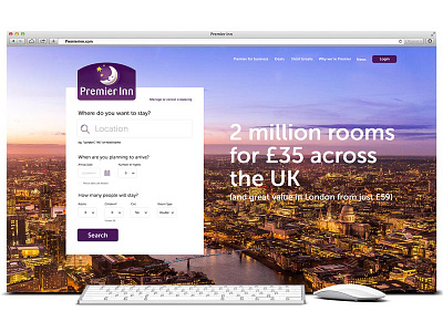 Daily 09 - Check In challenge clean daily ui flat hotel landing page menu simple upload web