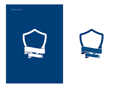 [WIP] Shield Concept blue brand branding clean concept icon illustration logo simple wip