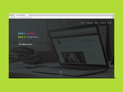 [WIP] Website Design agency brand clean digital email email design simple web design wip