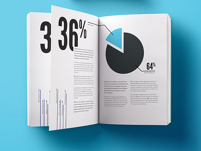 Stats Page - unused booklet branded charts graphs indesign numbers stats status page vector