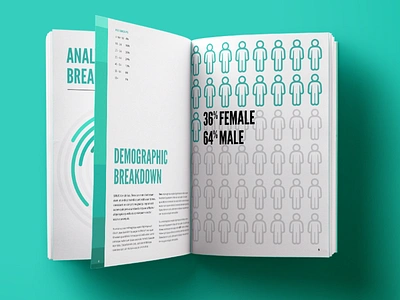 Stats Page - unused (V2) booklet branding data graphs minimal print simple stats