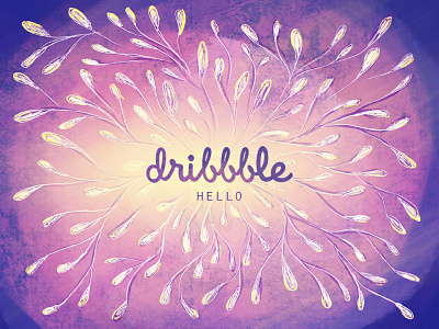 My Hello Dribble debut debutshot digital art hello dribbble thank you