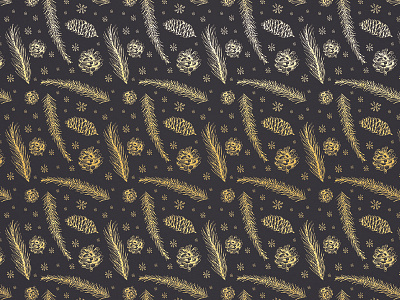 Christmas Pattern black christmas elegant gold pattern winter