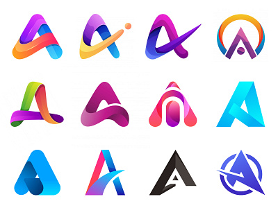 A Letter Logo a alphabet a letter a letter logo alphabet logo creative thinking logo logo concept