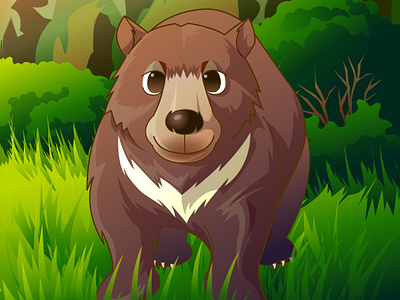 Bear illustration illustration illustrator design vector art