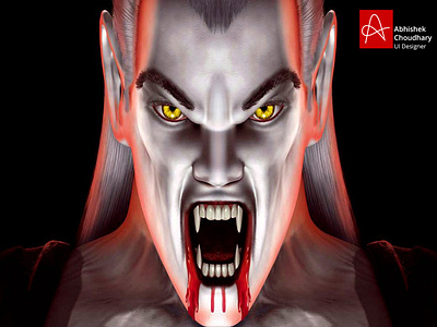 Vampire Digital Painting art brushes create digital painting paint photoshop vampire