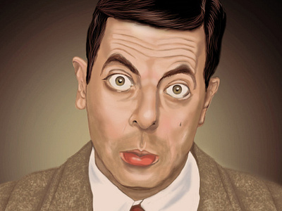 Digital Painting (Mr. Bean) art brushes character art character design create digital painting mr. bean paint photoshop