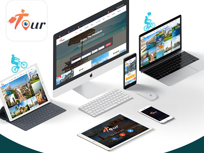 Tour & Travel design mobile design tour travel ui deisgn uiux website