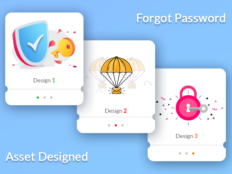 Forgot Password Asset Designed By Abhishek Choudhary On Dribbble