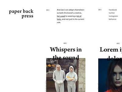 Currently blog css currently working on! design grid magazine minimal psd web design website webzine white