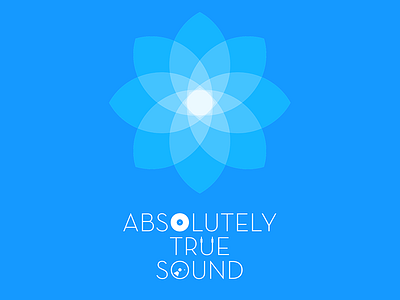 Absolutely True Sound absolutely branding cable flower logo recording sound studio tape true vinyl