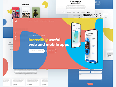 Branding agency UI